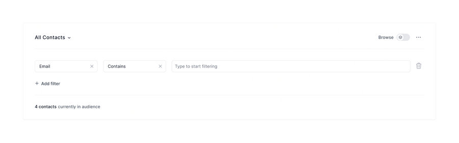 Loops
			user management ui component