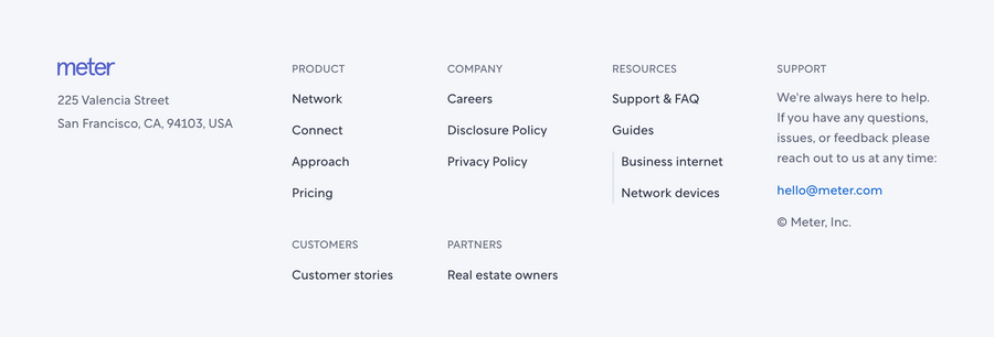 Meter
				footer ui component
