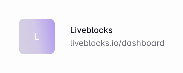 Liveblocks
				avatar ui component