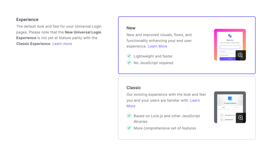 Auth0
				checkbox & radio ui component