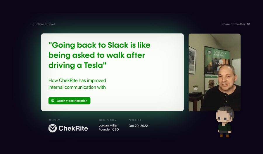Threads
				testimonial ui component
