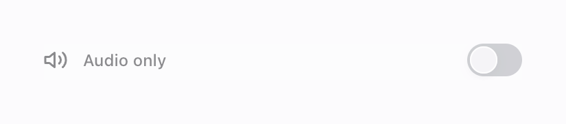Threads
				toggle/switch ui component