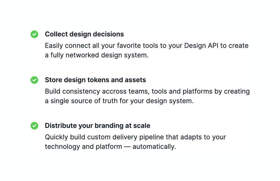 Specify
				benefit list ui component