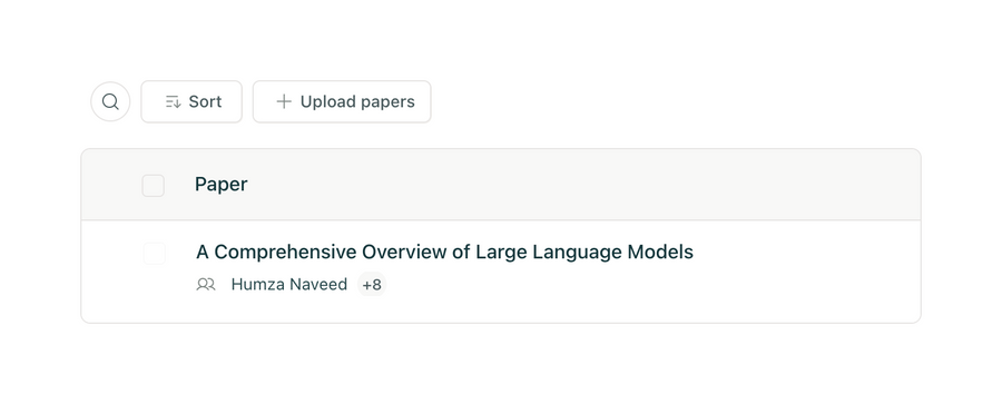 Elicit
				table ui component