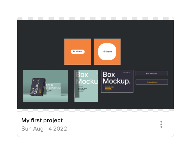 Artboard Studio
				card ui component