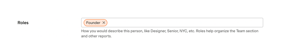 Harvest
				input tag ui component