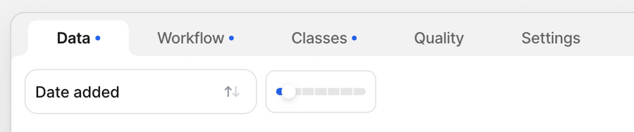 V7
				tabs ui component