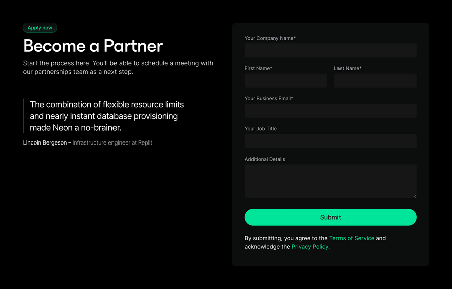 Neon
				form element ui component