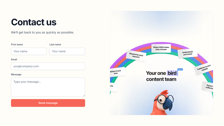 Macaw
				form element ui component