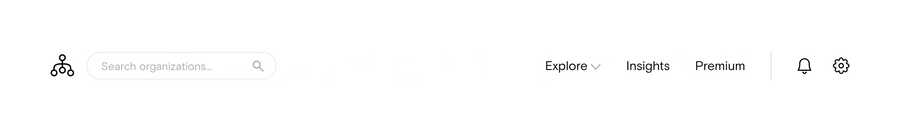 The org
				horizontal navigation ui component