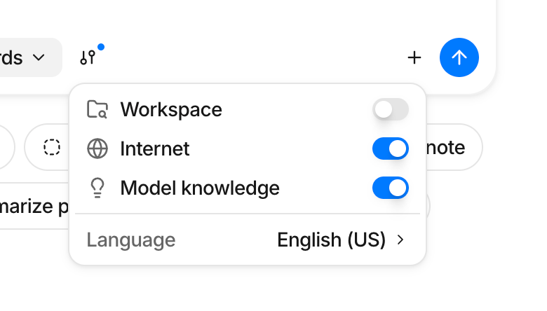 Anara
			settings ui component