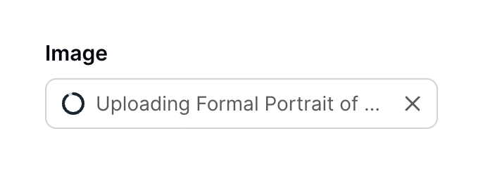 Podia
				file upload input ui component