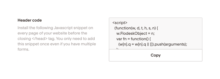 Flodesk
			code snippet ui component
