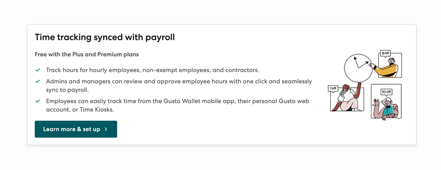 Gusto
				card ui component