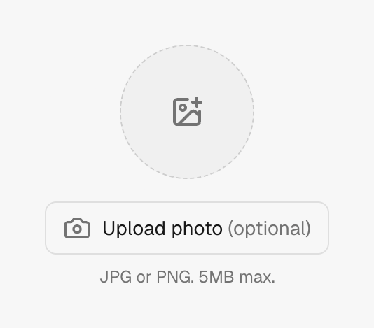 Maybe Finance
				file upload input ui component