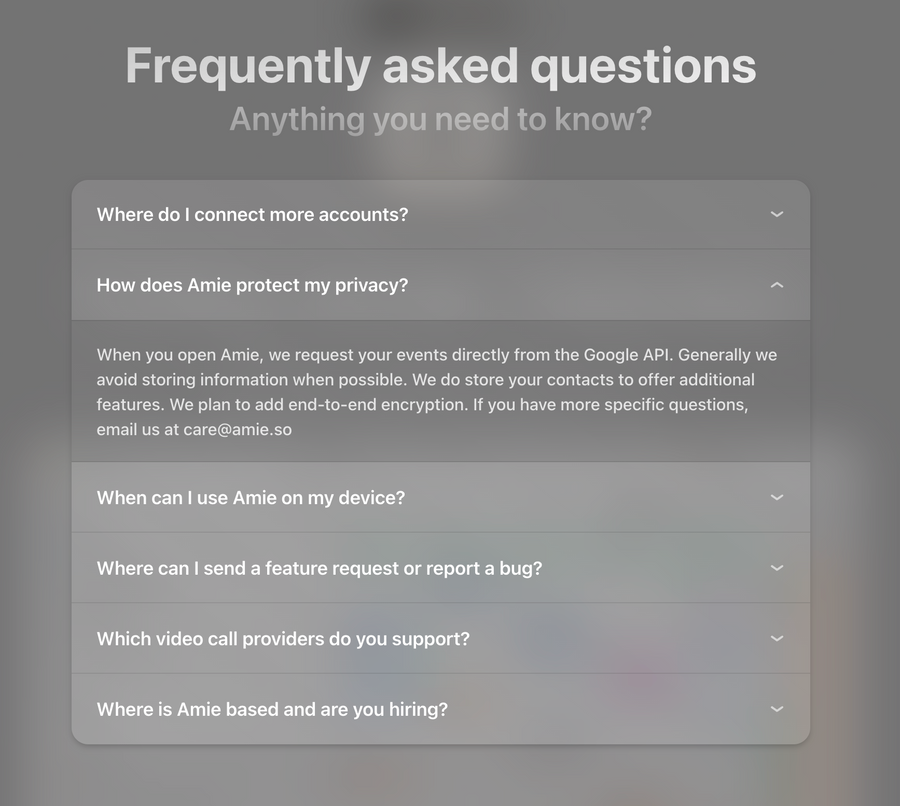 Amie
				accordion ui component