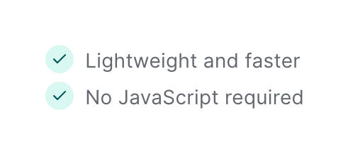 Auth0
				benefit list ui component
