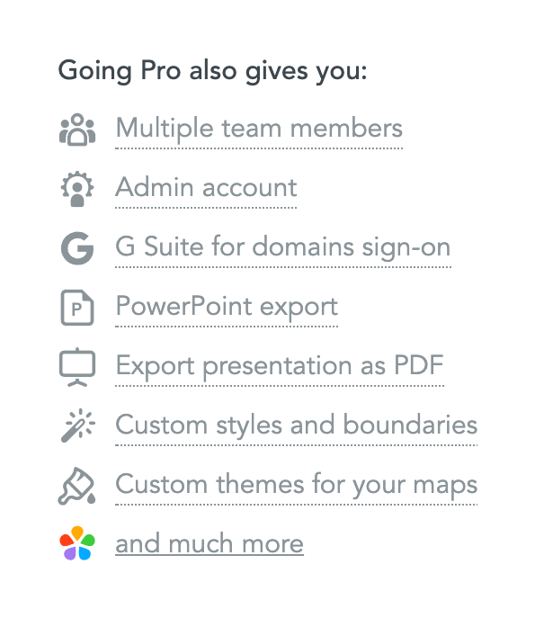 MindMeister
				benefit list ui component