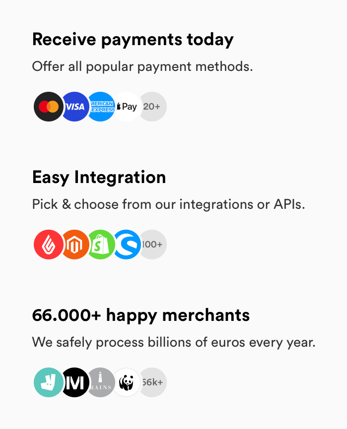 Mollie
				benefit list ui component