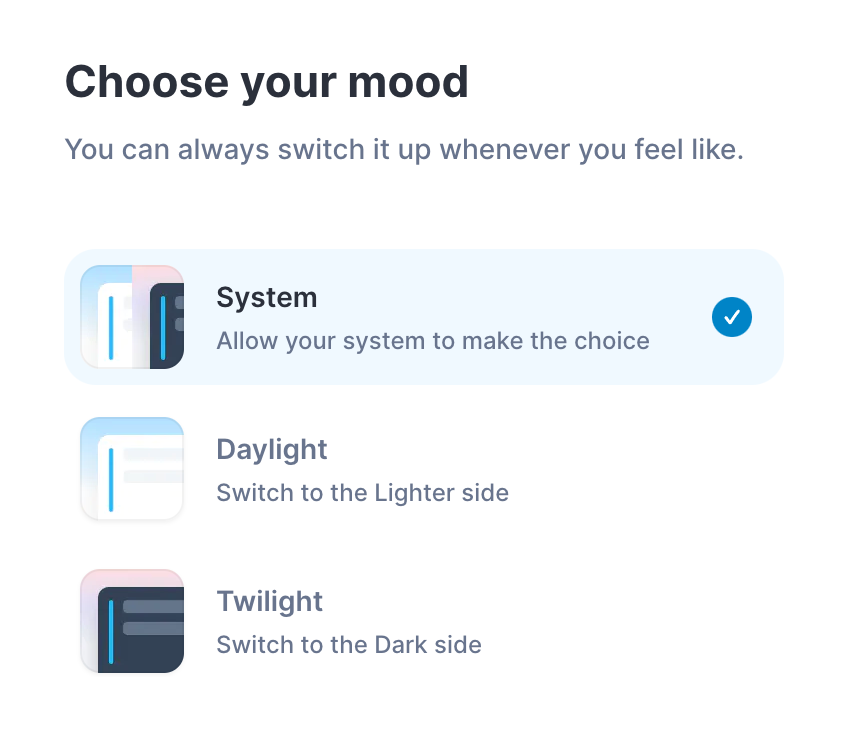 Daybridge
				theme settings ui component