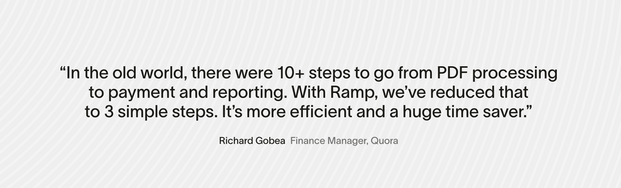 Ramp
				testimonial ui component