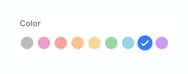 Front
				color picker ui component
