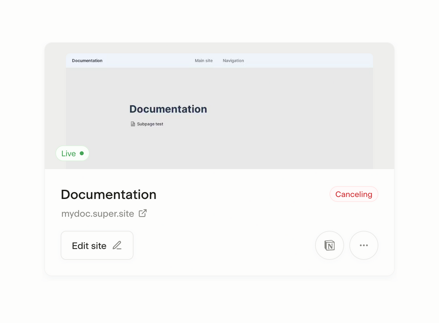 Super
				card ui component