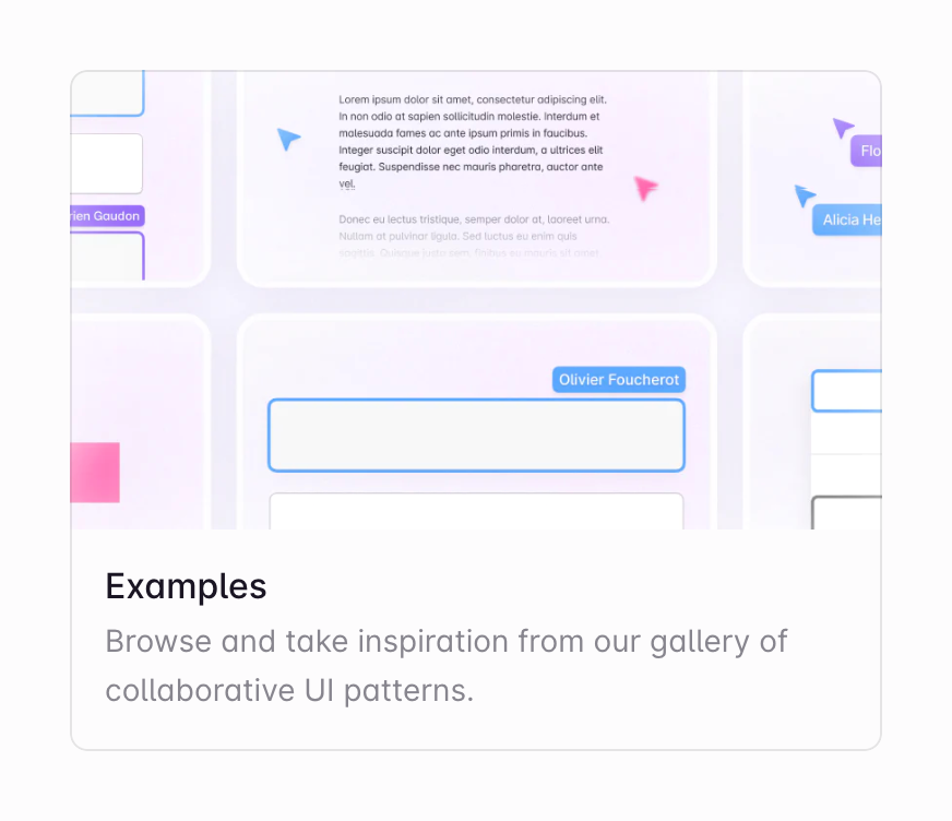 Liveblocks
				card ui component