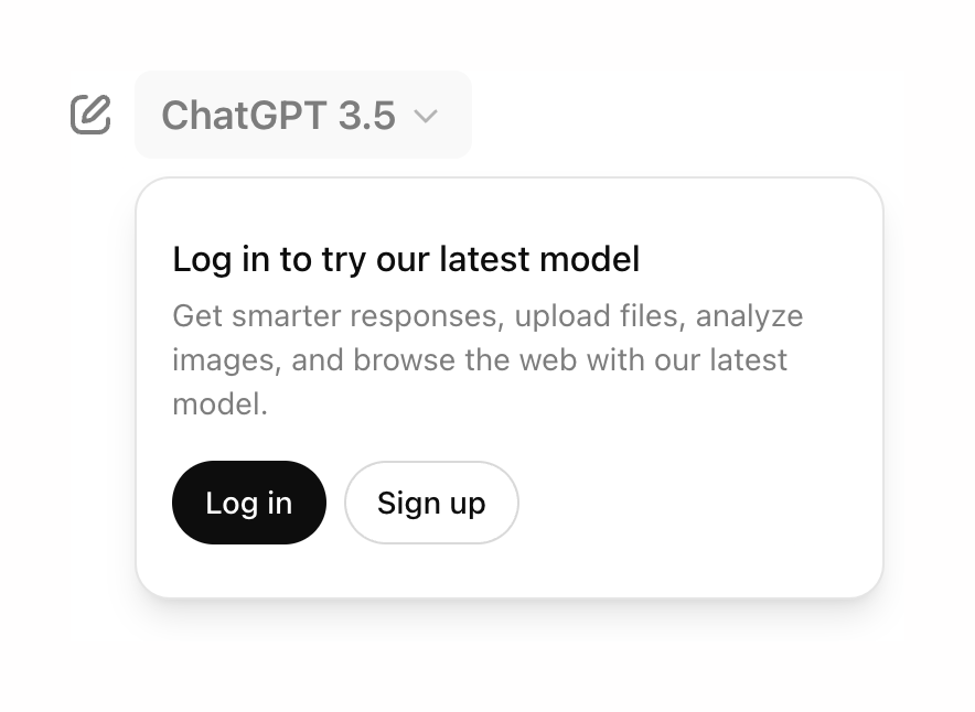 ChatGPT
				dropdown menu ui component