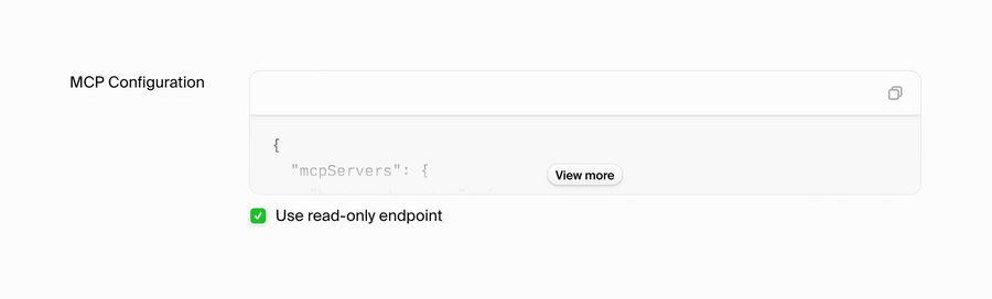 Hypermode
			configuration code editing code snippet ui component