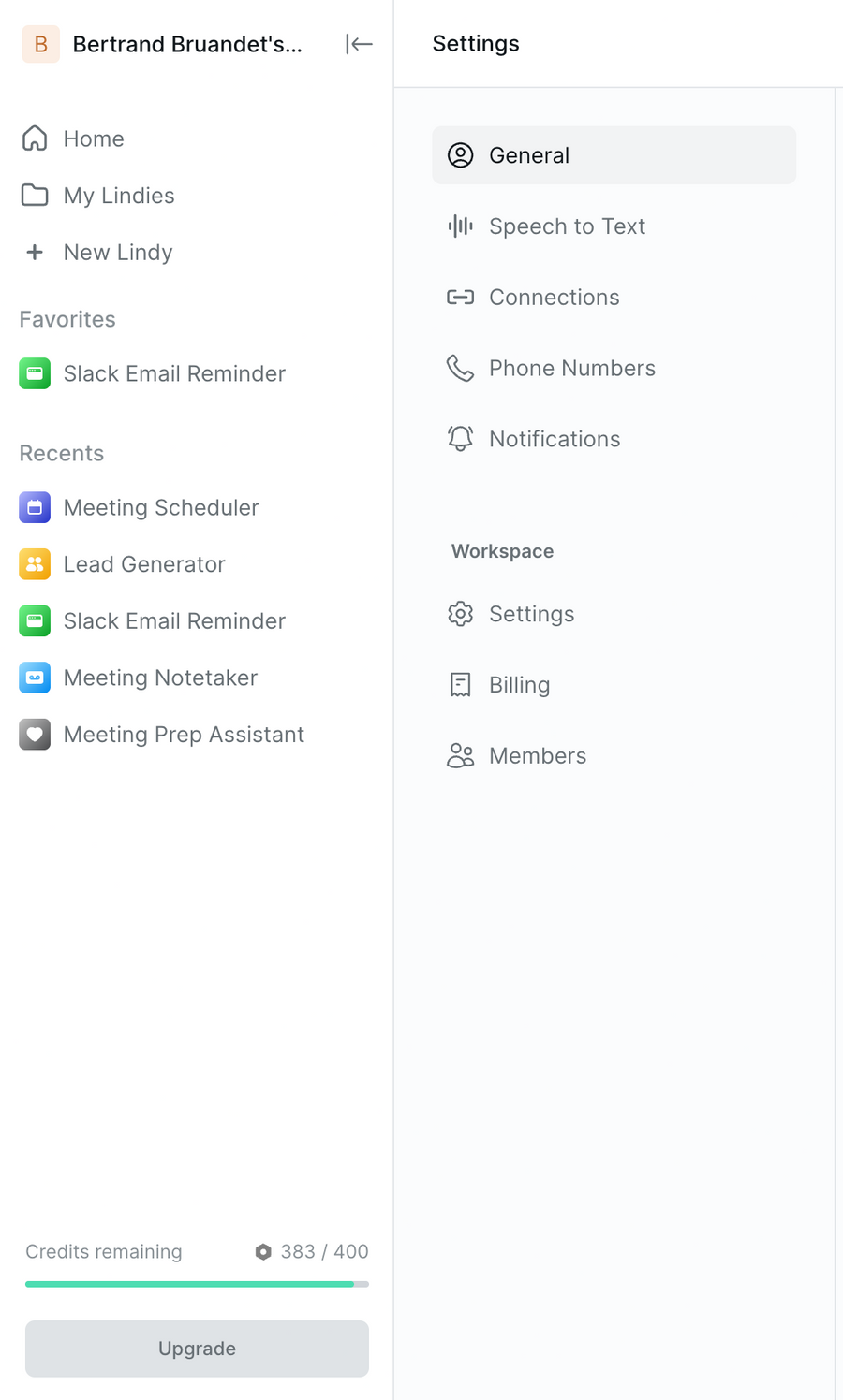 Lindy
				vertical navigation ui component