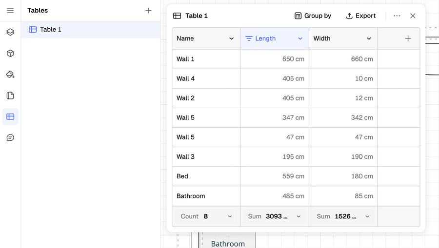Rayon
				table ui component