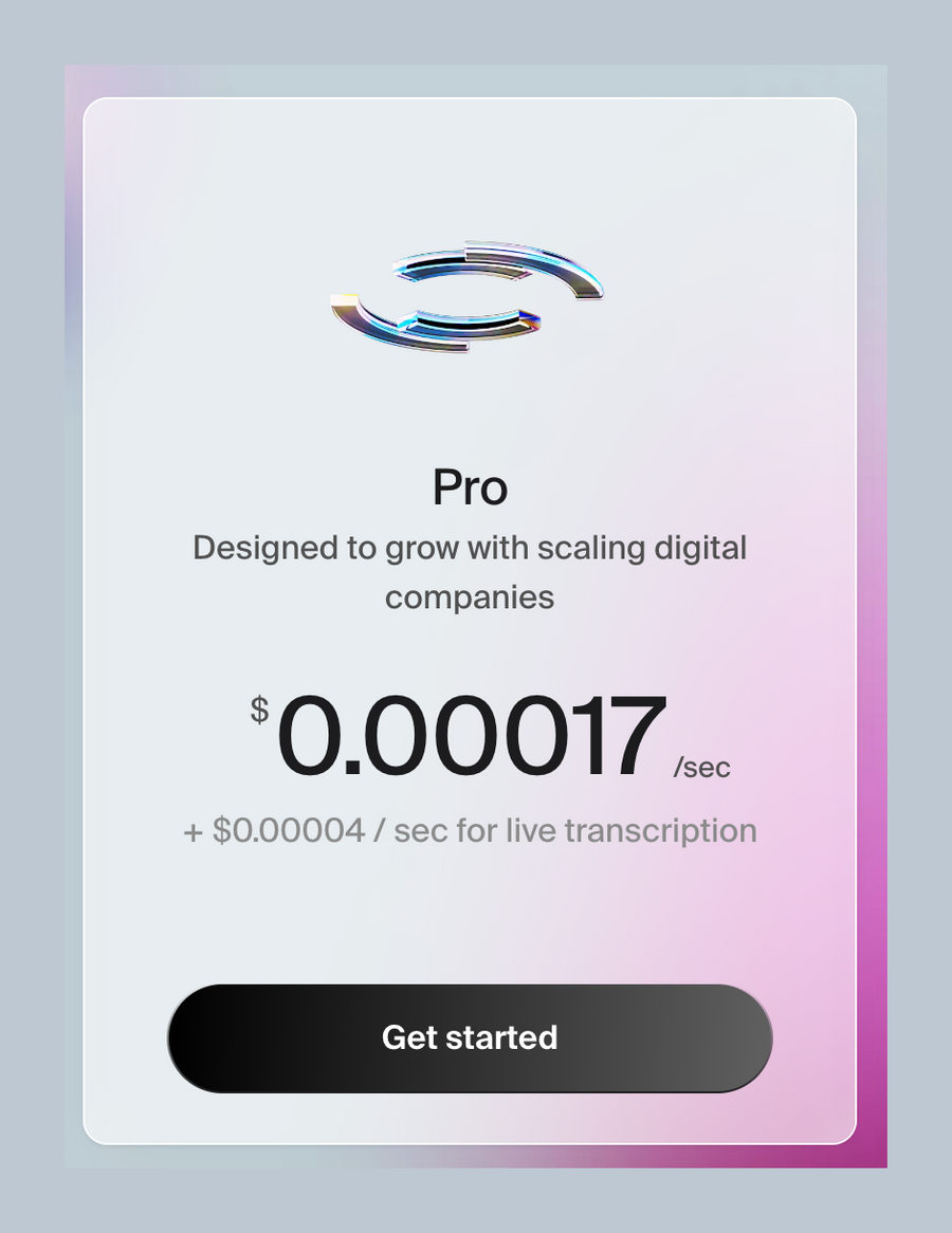 Gladia
				card ui component