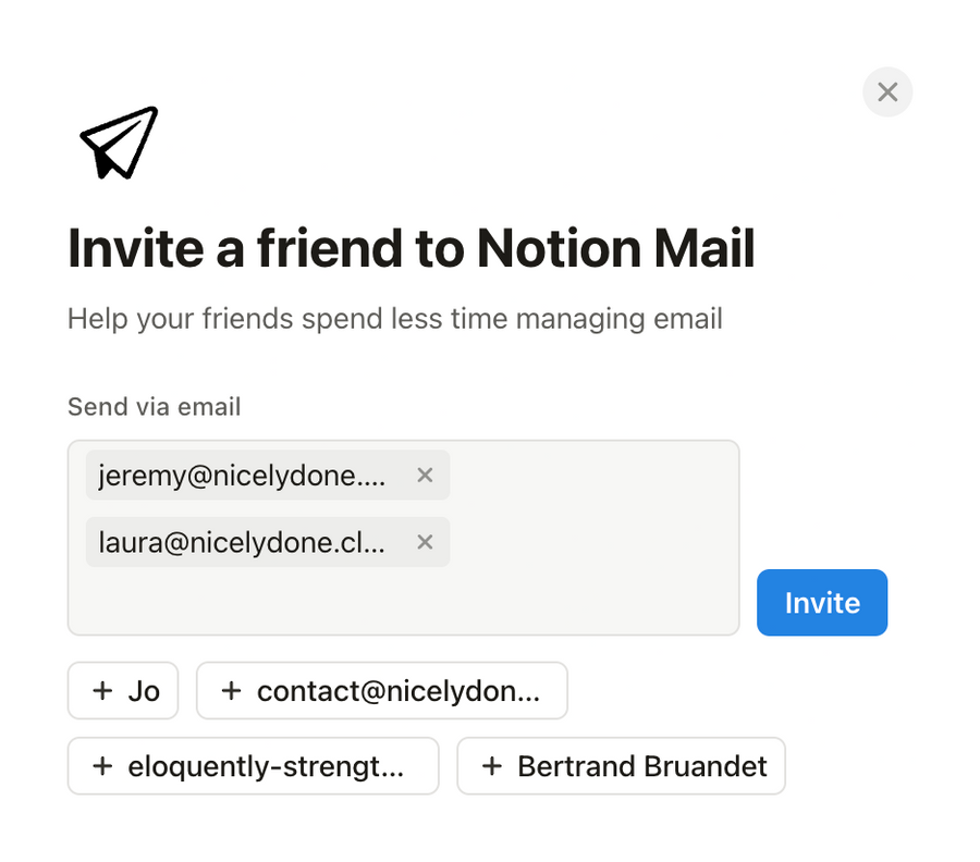 Notion Mail
				input tag ui component