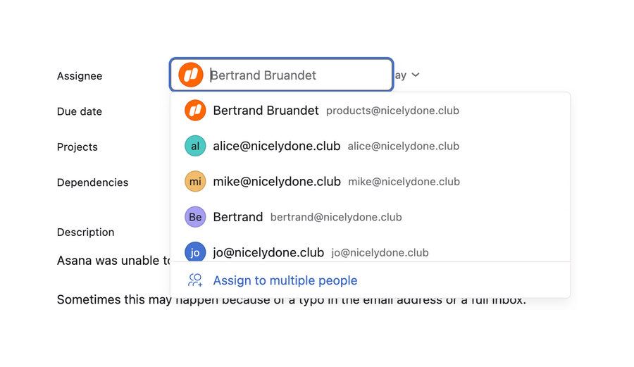 Asana
				input select ui component