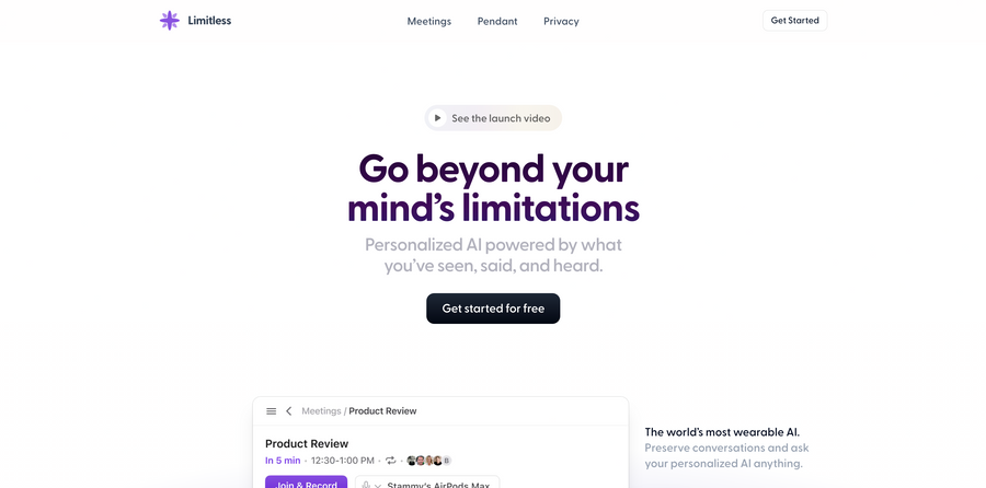 Limitless
				hero section ui component