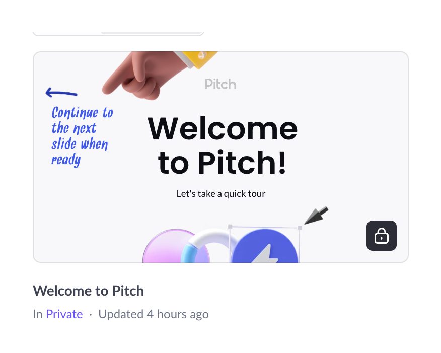 Pitch
				card ui component