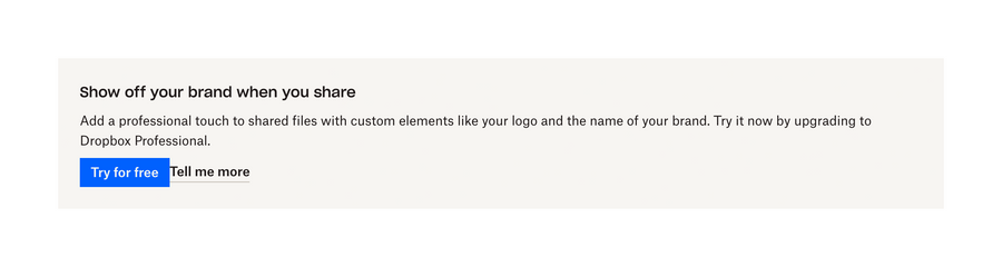 Dropbox
				message ui component