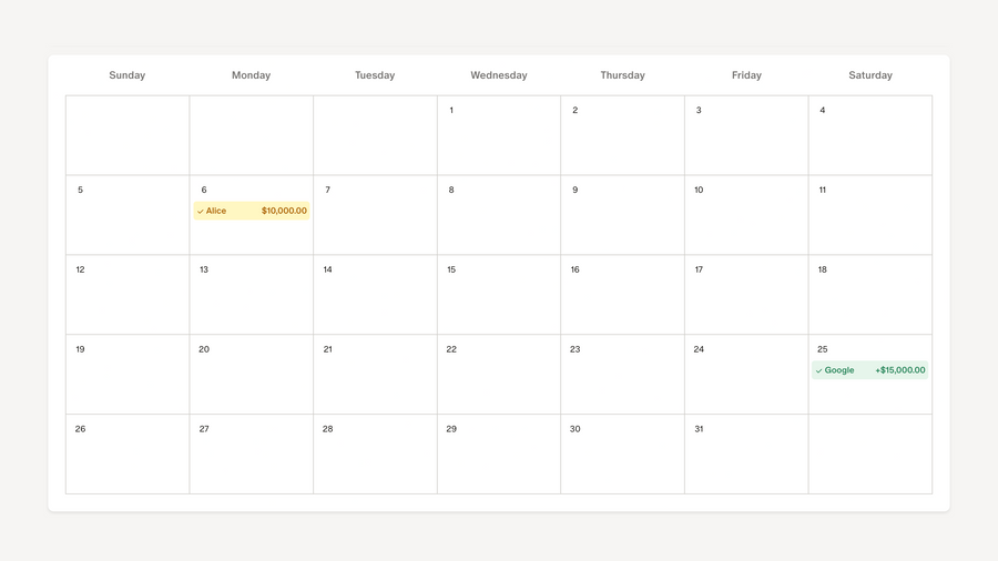 Monarch
				timeline & history ui component