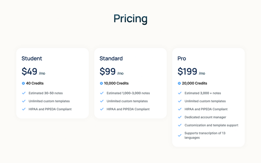 Lindy
				pricing section ui component