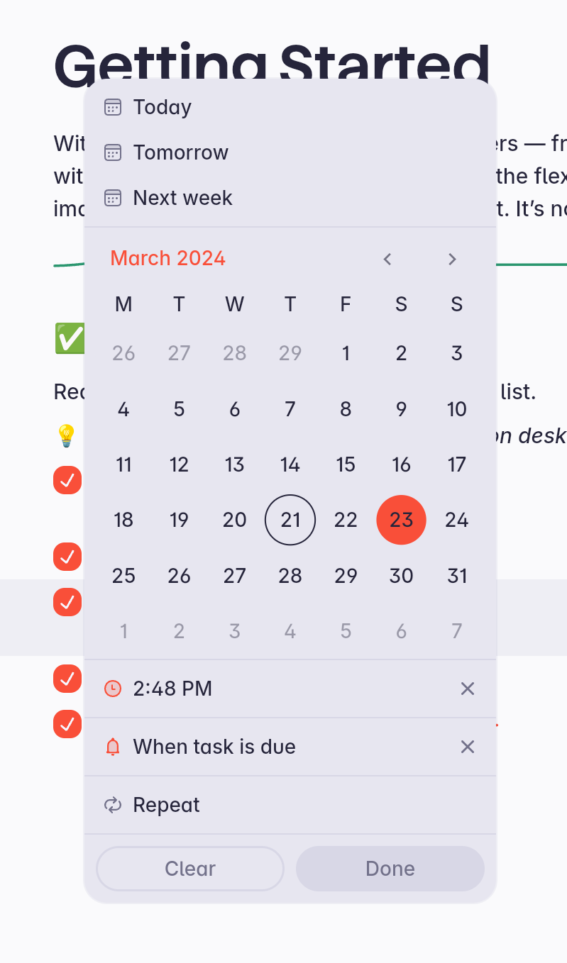 Superlist
				datepicker ui component