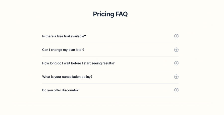 Macaw
				faq ui component
