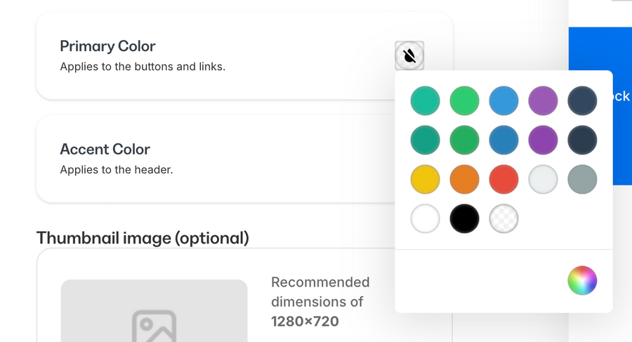 Kajabi
				color picker ui component