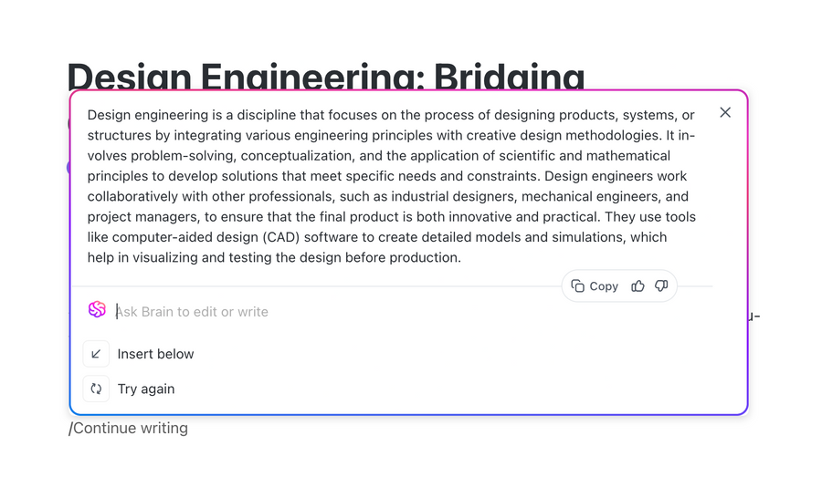 ClickUp
				artificial intelligence ui component