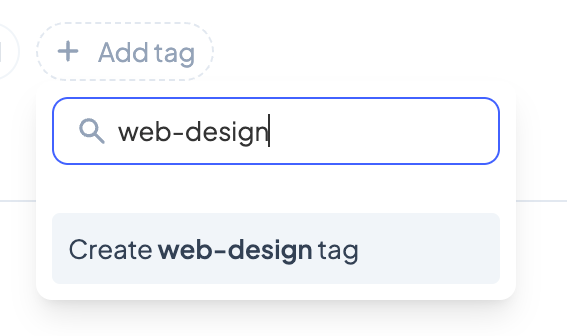 Circleback
				input select ui component