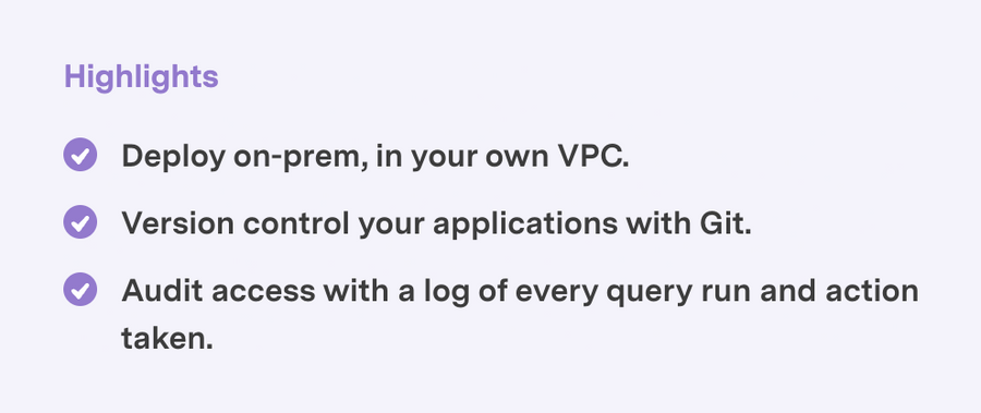 Retool
				benefit list ui component