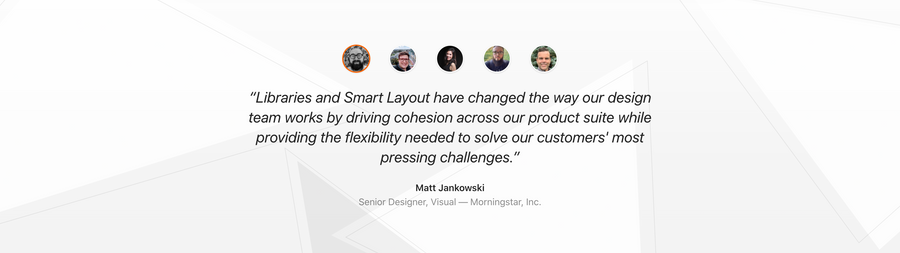 Sketch
				testimonial ui component