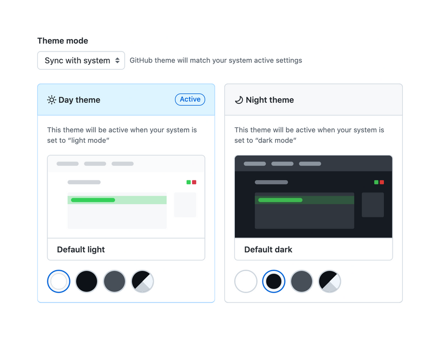 Github
				theme settings ui component
