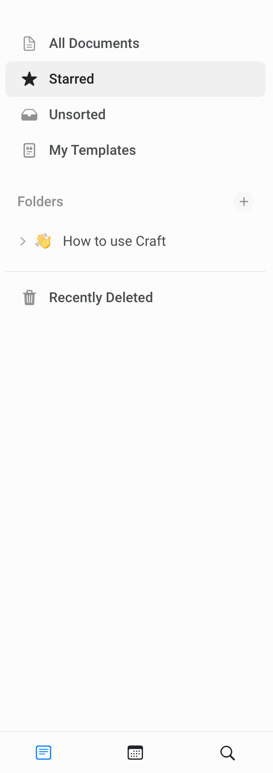 Craft
				vertical navigation ui component