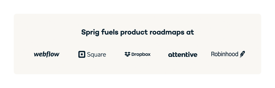 Sprig
				social proof ui component